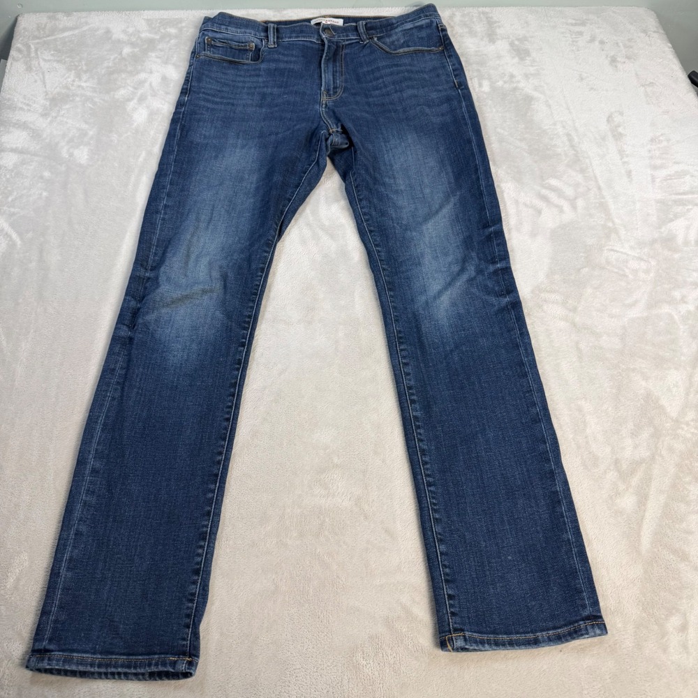 Lucky Brand Jeans 410 Athletic Straight Men 32x34 Blue Denim Classic Wash